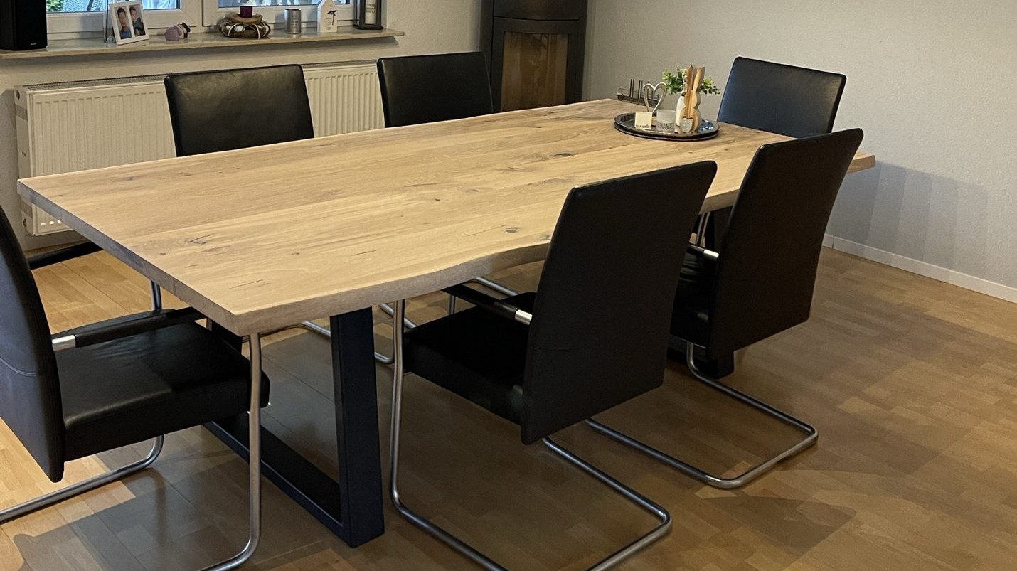Tisch extrabreit XL massiv aus holz