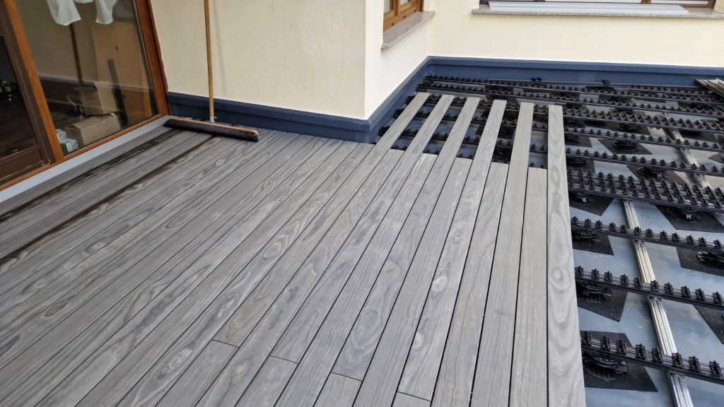 Accoya grey Terrasse